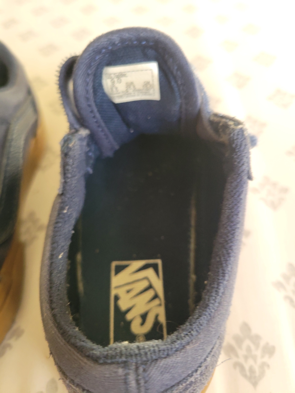 Vans Kids Navy Canvas Sneakers